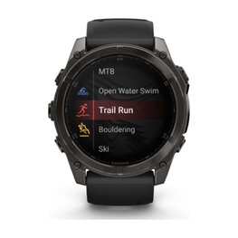 GARMIN FENIX 8 AMOLED SAPPHIRE 51 mm - чорний