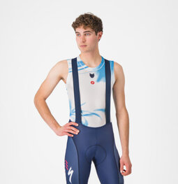 CASTELLI майка - PRO MESH QUICK STEP 2025 - білі/синій