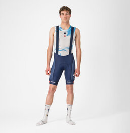 CASTELLI нагрудні шорти - COMPETIZIONE 2 QUICK STEP 2025 - синій