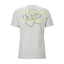 SCOTT футболка з коротким рукавом - BACKPRINT SS  - сірий