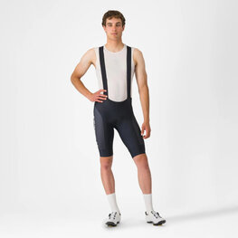 CASTELLI нагрудні шорти - COMPETIZIONE 2 KIT - чорний