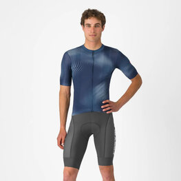 CASTELLI нагрудні шорти - COMPETIZIONE 2 KIT - сірий