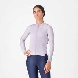 CASTELLI літній трикотаж з довгим рукавом - ESPRESSO - фіолетовий