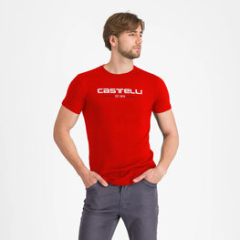 CASTELLI футболка з коротким рукавом - CASTELLI '76 - червоний