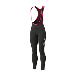 ALÉ довгі штани з підтяжками - WINTER LADY - чорний