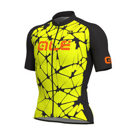 ALÉ джерсі з коротким рукавом - CRACLE - чорний/жовтий