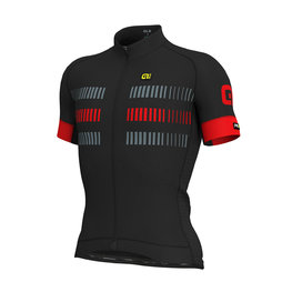ALÉ джерсі з коротким рукавом - STRADA - червоний/чорний