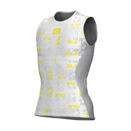 ALÉ майка - VELA ACTIVE - жовтий/сірий