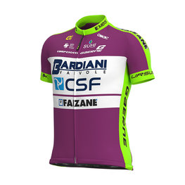 ALÉ джерсі з коротким рукавом - BARDIANI CSF 2020 - фіолетовий/зелений