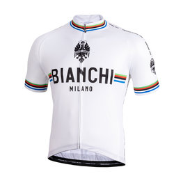 BIANCHI MILANO джерсі з коротким рукавом - NEW PRIDE - чорний/білі