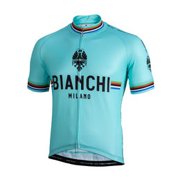 BIANCHI MILANO джерсі з коротким рукавом - NEW PRIDE - чорний/зелений