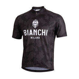 BIANCHI MILANO джерсі з коротким рукавом - PRIOLO MTB - чорний
