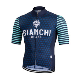 BIANCHI MILANO джерсі з коротким рукавом - DAVOLI - синій/бірюза