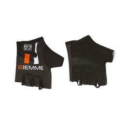 рукавички без пальців - STRAPS - чорний/помаранчевий/білі