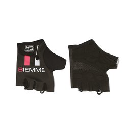 рукавички без пальців - STRAPS - рожевий/чорний/білі