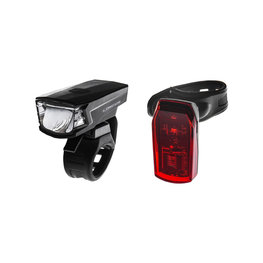 світло  - SINGLE 1+1LED - чорний