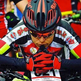 BIOTEX рукавички з довгими пальцями - SUMMER - червоний/чорний