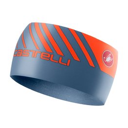 CASTELLI пов"язка на голову - ARRIVO 3 THERMO - синій/помаранчевий