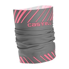 CASTELLI краватка - ARRIVO 3 THERMO - сірий/рожевий