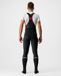 CASTELLI довгі штани з підтяжками - POLARE 3 WINTER - чорний