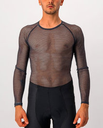 CASTELLI футболка з довгим рукавом - MIRACOLO WOOL - чорний