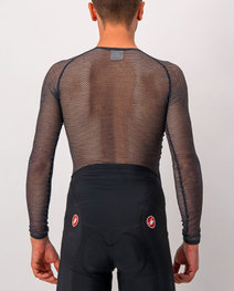 CASTELLI футболка з довгим рукавом - MIRACOLO WOOL - чорний