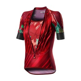 CASTELLI джерсі з коротким рукавом - CLIMBER'S LADY - червоний
