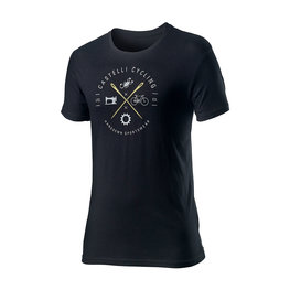 CASTELLI футболка з коротким рукавом - SARTO - чорний