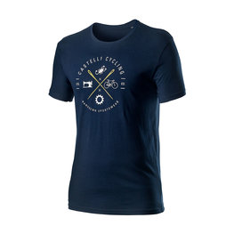 CASTELLI футболка з коротким рукавом - SARTO - синій