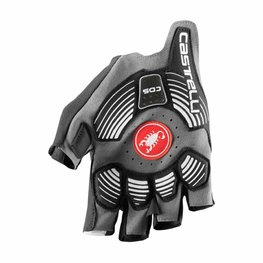 CASTELLI рукавички без пальців - ROSSO CORSA PRO V - білі