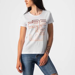 CASTELLI футболка з коротким рукавом - BELLAGIO TEE LADY - білі