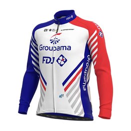 ALÉ зимова футболка з довгим рукавом - GROUPAMA FDJ 20 WNT - червоний/білі/синій