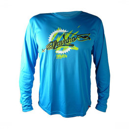 HAVEN літній трикотаж з довгим рукавом - NAVAHO LONG MTB - синій/зелений