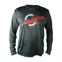 HAVEN літній трикотаж з довгим рукавом - NAVAHO LONG MTB - чорний/червоний