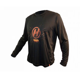 HAVEN літній трикотаж з довгим рукавом - NAVAHO LONG II - чорний/червоний