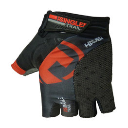 HAVEN рукавички без пальців - SINGLETRAIL - червоний/чорний