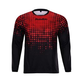 HOLOKOLO літній трикотаж з довгим рукавом - INFRARED MTB LONG - червоний/чорний