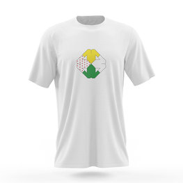 NU. BY HOLOKOLO футболка з коротким рукавом - TOUR - білі/багатоколірний