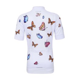HOLOKOLO джерсі з коротким рукавом - BUTTERFLIES KIDS - білі/багатоколірний