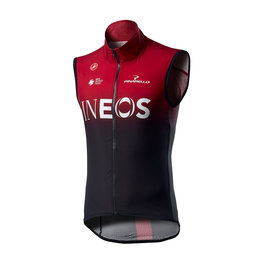 CASTELLI жилет - INEOS 2020 - чорний/червоний