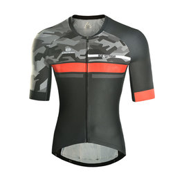 MONTON джерсі з коротким рукавом - JAT III - червоний/чорний