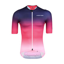 MONTON джерсі з коротким рукавом - SAIUN - чорний/червоний