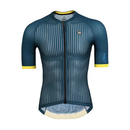 MONTON джерсі з коротким рукавом - QUEST - зелений/помаранчевий