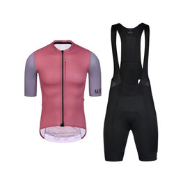 MONTON джерсі з коротким рукавом і шорти - CHECHEN - червоний/чорний