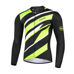 MONTON літній трикотаж з довгим рукавом - FERNWAR SUMMER - чорний/зелений