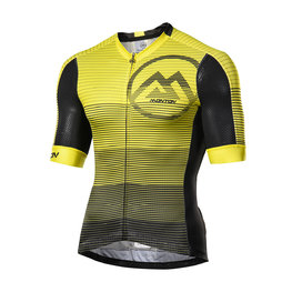 MONTON джерсі з коротким рукавом - GRADIANT FUN - жовтий/чорний