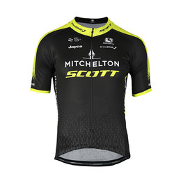 GIORDANA джерсі з коротким рукавом - MITCHELTON-SCOTT '20 - чорний/жовтий