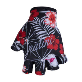 NALINI рукавички без пальців - AIS LADY CIMA - червоний/чорний