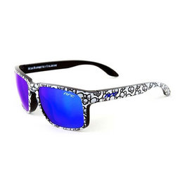 сонцезахисні окуляри - W0W.1SK.AMO - чорний/білі