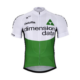 джерсі з коротким рукавом - DIMENSION DATA 2018 - чорний/білі/зелений